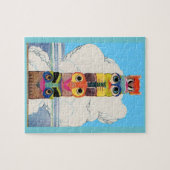 totempaal uit de jaren 20 legpuzzel (Horizontaal)