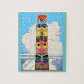 totempaal uit de jaren 20 legpuzzel (Verticaal)