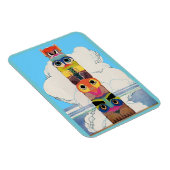 totempaal uit de jaren 20 magneet (Rechterzijde)