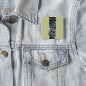 Totempaal Vierkante Button 5,1 Cm (In situ)