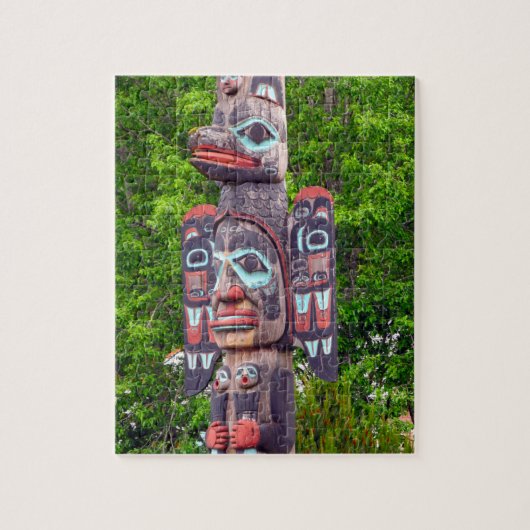 Totempfahl Legpuzzel (Verticaal)