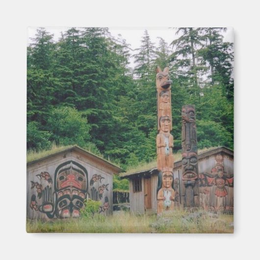 Totempolen Magneet (Voorkant)