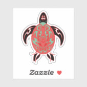 totemschildpad sticker (Vel)