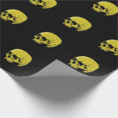 Totenkopf aus Gold Cadeaupapier (Hoek)