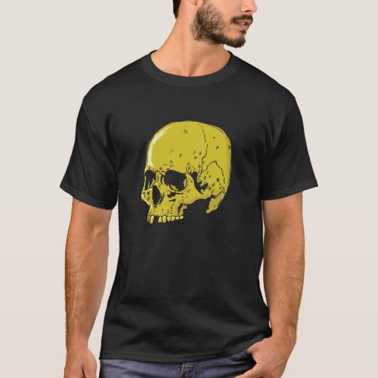 Totenkopf aus Gold T-shirt (Voorkant)