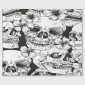 Totenkopf Cadeaupapier (Vlak)