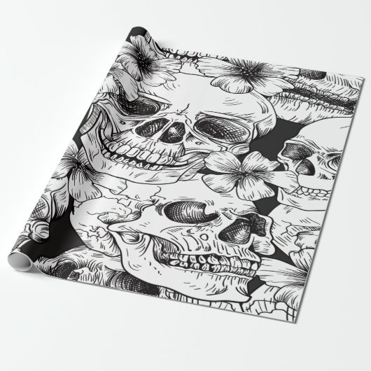 Totenkopf Cadeaupapier (Uitgerold)