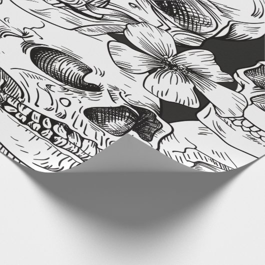 Totenkopf Cadeaupapier (Hoek)