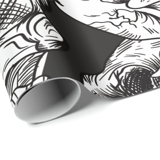 Totenkopf Cadeaupapier (Rol Hoek)