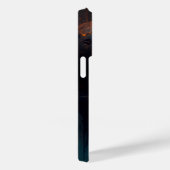 Totenkopf mit apokalyptischer Hintergrund Case-Mate iPhone Case (Achterkant / Rechts)