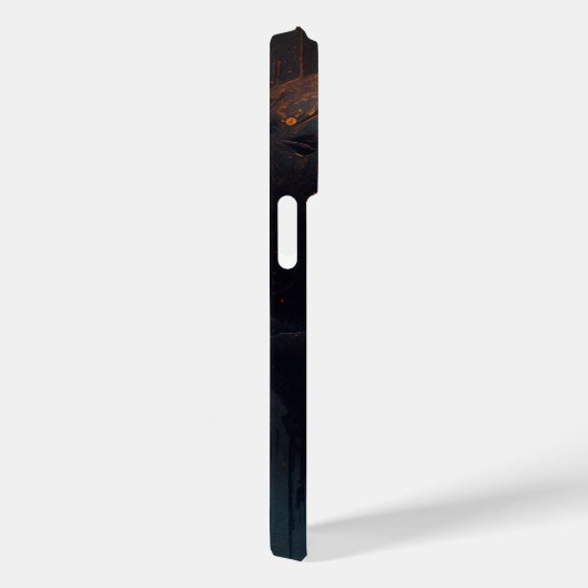 Totenkopf mit apokalyptischer Hintergrund Case-Mate iPhone Case (Achterkant / Rechts)