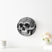 Totenkopf mit Ornamenten Ronde Klok (Huis)