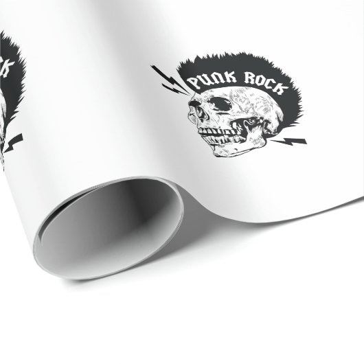 Totenkopf "Punk Rock" Cadeaupapier (Rol Hoek)