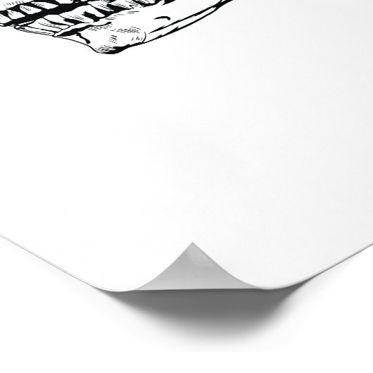 Totenkopf "Punk Rock" Poster (Hoek)