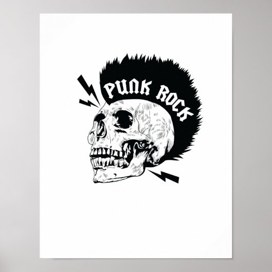 Totenkopf "Punk Rock" Poster (Voorkant)