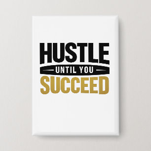 Totens je Succes – Minimaal Goud Motivatie Design Button