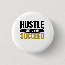 Totens je succes – Minimaal goud motivatie ontwerp Ronde Button 3,2 Cm