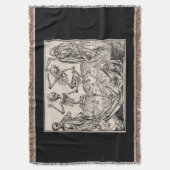Totentanz / Dance of macabre Deken (Voorkant Verticaal)
