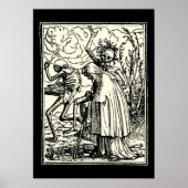 Totentanz, Dance of macabre (Holbein) Poster (Voorkant)