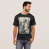 Totentanz, Dance of macabre (Holbein) T-shirt (Voorkant volledig)