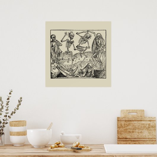 Totentanz / Dance of macabre Poster (Keuken)