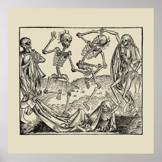 Totentanz / Dance of macabre Poster (Voorkant)