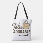 Totes Adorable Tote Bag (Achterkant)