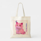 Totes Adorbs - Kat/Vlinder Tote Bag (Achterkant)