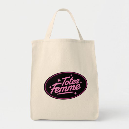 Totes Femme Proud Girly Gift Tote Bag (Voorkant)
