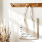 Totes ging naar de trouwfeest Welkomsttas Tote Bag