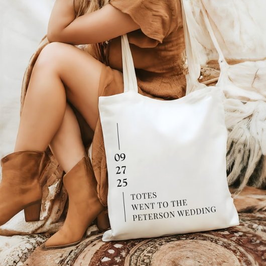 Totes ging naar de trouwfeest Welkomsttas Tote Bag
