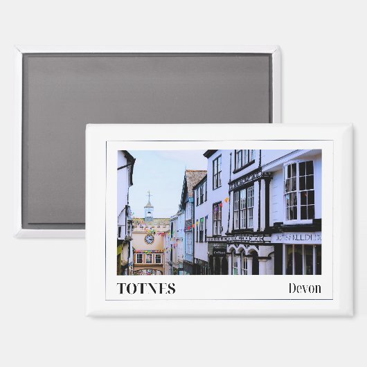 Totnes, Devon, Engeland Magneet (Voorkant / Achterkant)