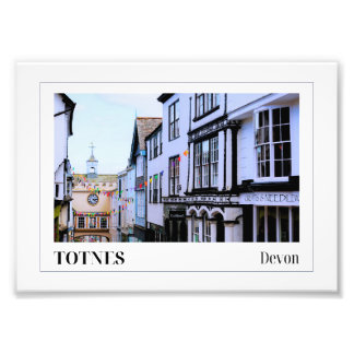 Totnes, Devon Foto Afdruk