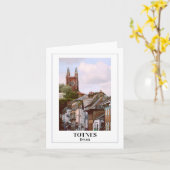 Totnes, Devon Kaart (Gele Bloem)