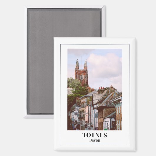 Totnes, Devon Magneet (Voorkant / Achterkant)
