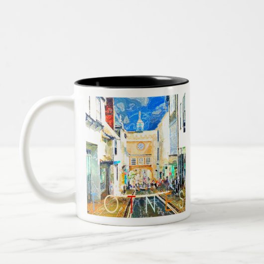 Totnes Tweekleurige Koffiemok (Links)