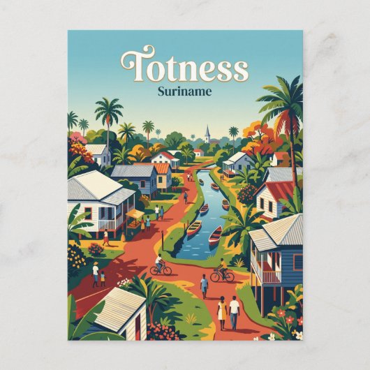 Totness Suriname Briefkaart (Voorkant)