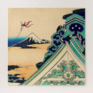 Toto Asakusa Honganji door Katsushika Hokusai Legpuzzel
