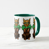 Toto-hond uit de Oude Tovenaar van Oz met Groene S Mok (Voorkant rechts)