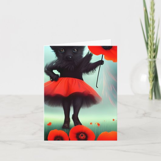 Toto in de klaprozen All Occasions Kaart (Voorkant)