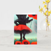 Toto in de klaprozen All Occasions Kaart (Gele Bloem)