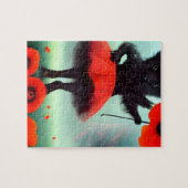 Toto in het papegaaiveld Jigzaag Puzzle Legpuzzel (Horizontaal)