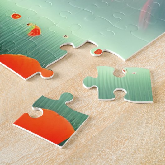 Toto in het papegaaiveld Jigzaag Puzzle Legpuzzel (Zijkant)