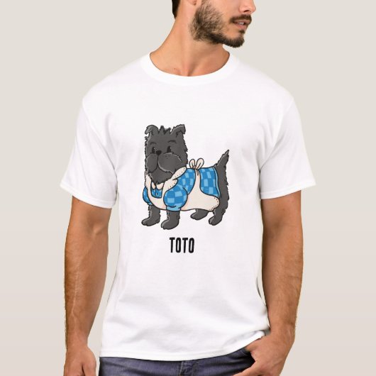 Toto in Jurk T-shirt (Voorkant)