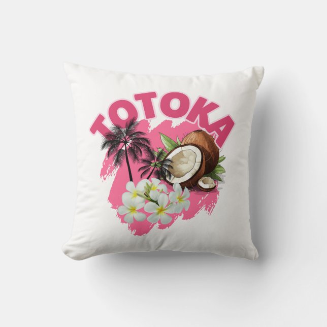 TOTOKA - Mooi in het Fijiaans Kussen (Voorkant)