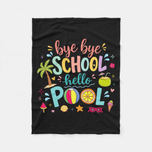 Totschool Hallo Zwembad Lunch Dames Zomer Fleece Deken