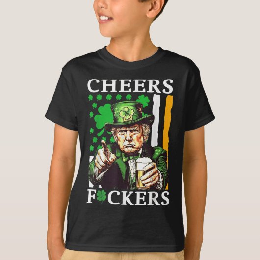 Totsiens Feestelijk St Patricks Dag Grappig Bier D T-shirt (Voorkant)