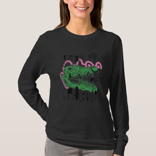 Totsiens Krokodil Kunst T-shirt (Voorkant)