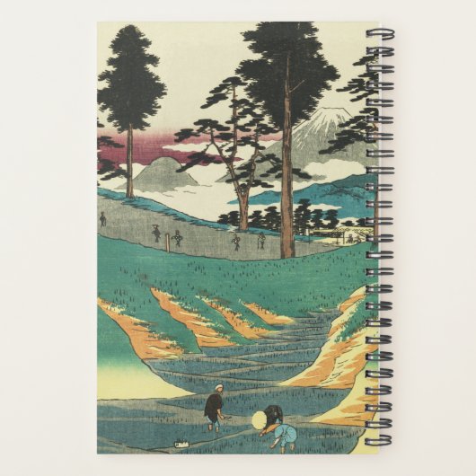 Totsuka, Japan:  Japanse houtblokkunst Planner (Achterkant)