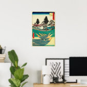 Totsuka, Japan: Oude Utagawa-houtsnede Poster (Thuiskantoor)